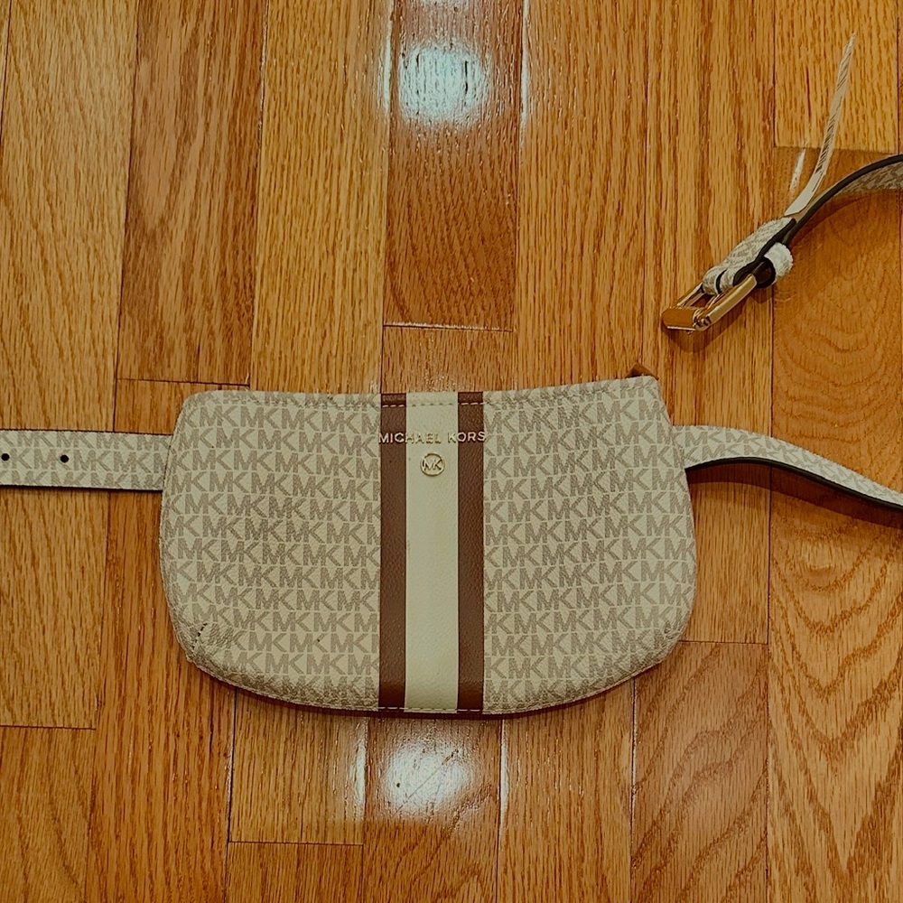 Michael Kors Beige Crossbody Bag